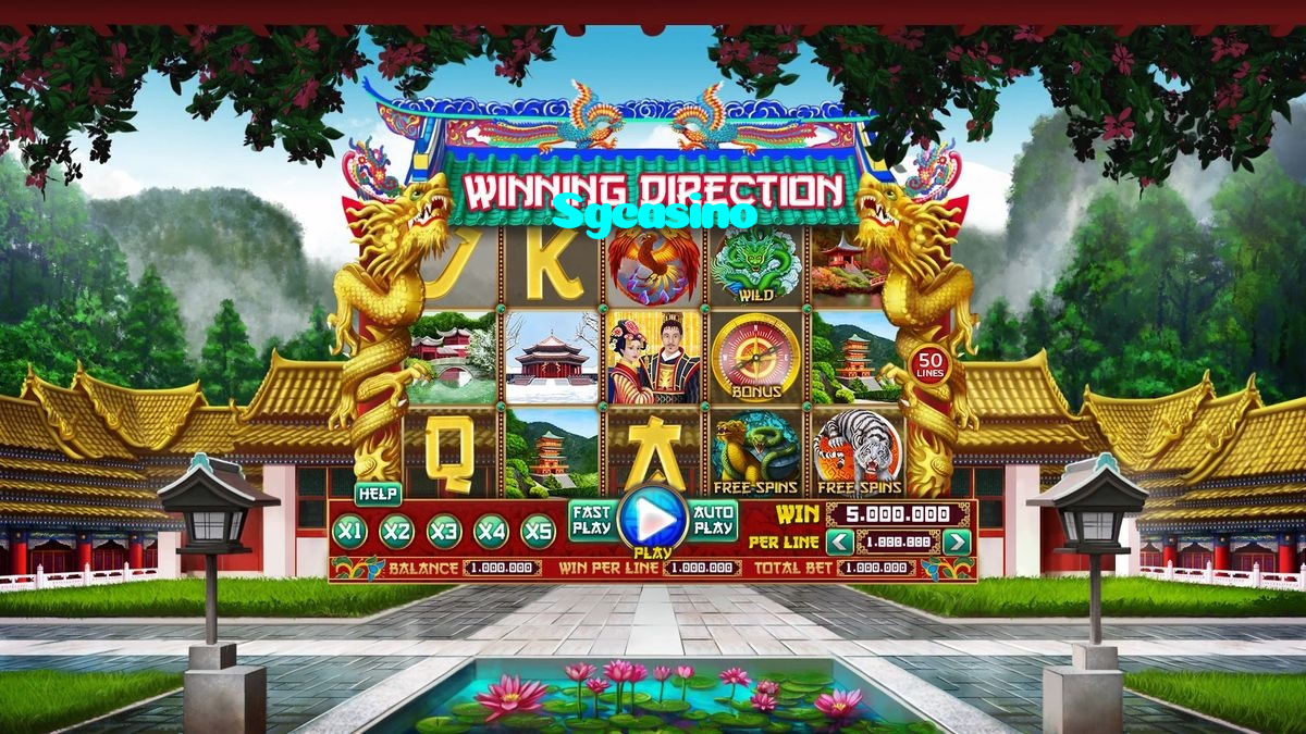 Sgcasino casino presented on mobile device in Pakistan with slots and live games